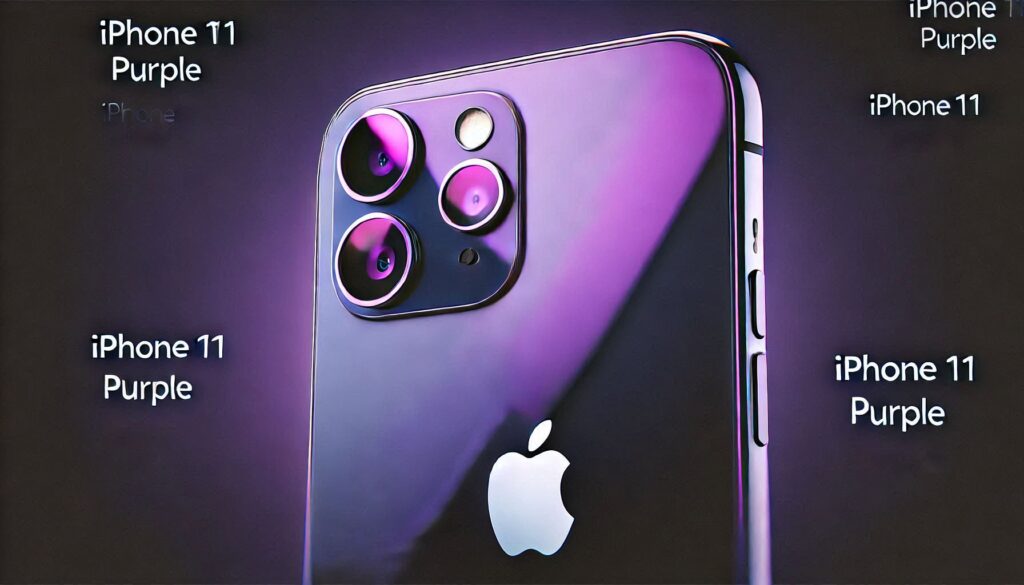 iphone 11 purple colour camera