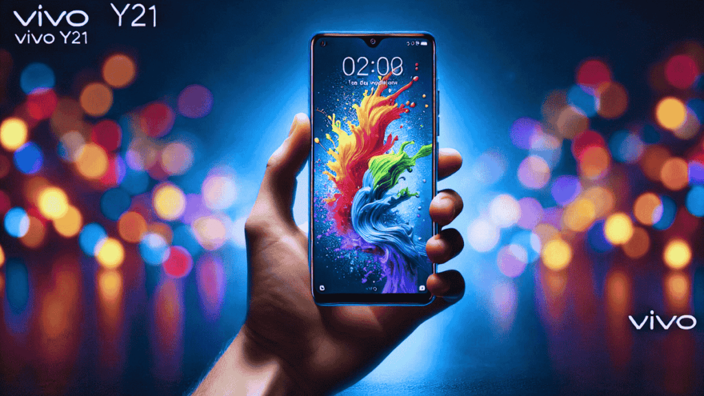 Vivo y21 Blue Colour